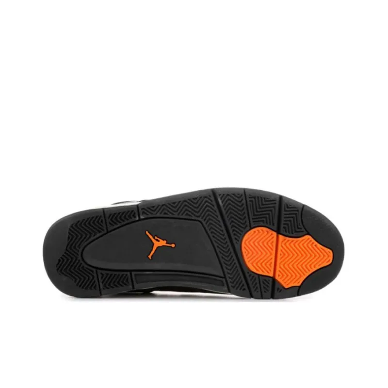 UNDEFEATED x Jordan Air Jordan 4 Retro UNDFTD Non-slip Lightweight Mid-Top Vintage Basketball Shoes Men's Army Green-4