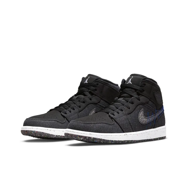 Jordan 1 Mid Crater Black-2