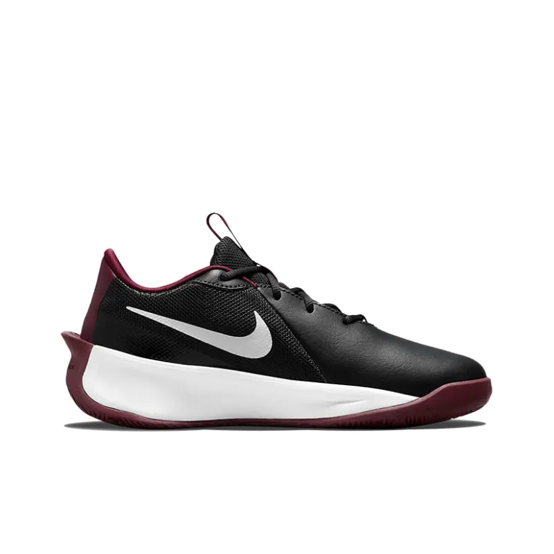 Nike Team Hustle Quick 3 Dark Smoke Grey Dark Beetroot GS-1