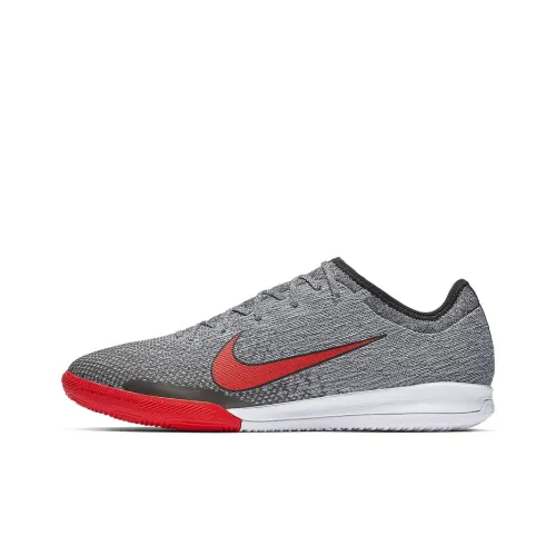 Nike Mercurial Vapor 12 Soccer Shoes Men Low-Top Gray/Red/White