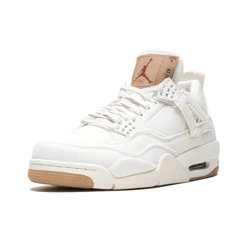 Jordan 4 Retro Levi's White Levi's Tag-2