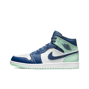 JORDAN 1 Mid Mystic Navy Mint Foam