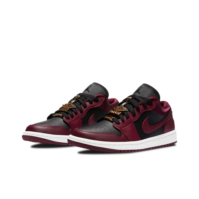 Jordan 1 Low Dark Beetroot Black Women's-2