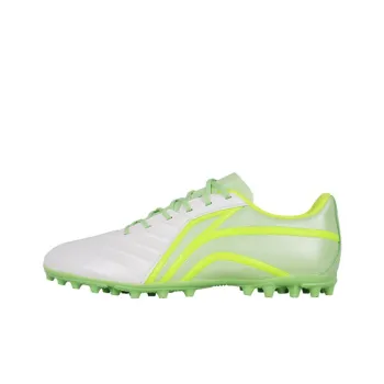 LiNing MG Cushioning Anti-Slip And Wear-Resistant Soccer Shoes Men's Green White