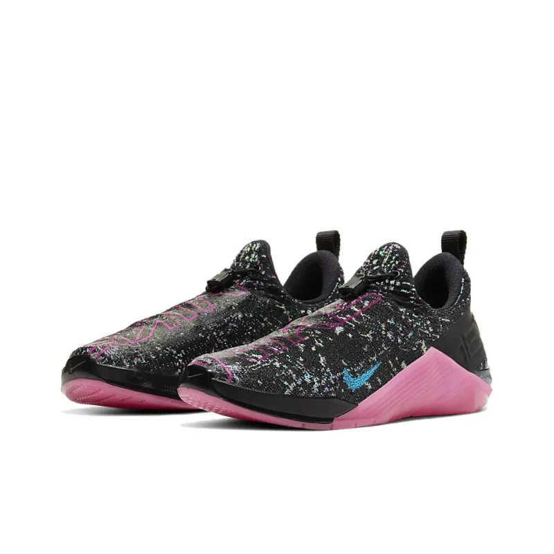 Nike React Metcon Amp 'Black Fire Pink' Women's-2