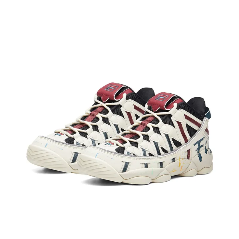 FILA FUSION Fila Spaghetti Classic Black/White/Red-2