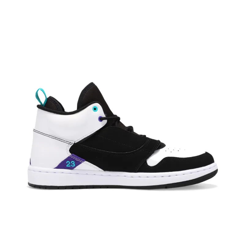 Jordan Fadeaway Black White Grape-1