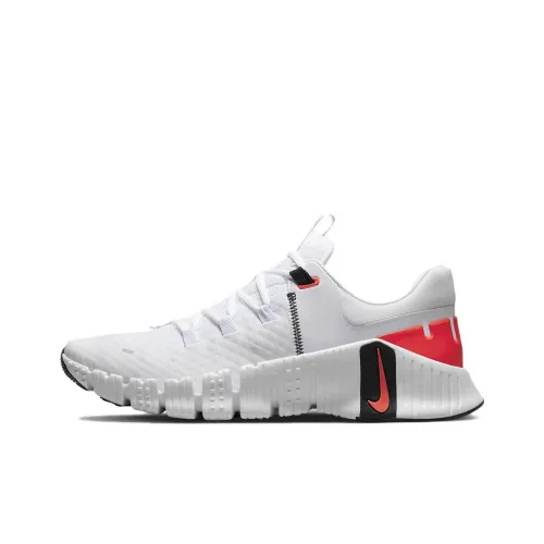 Nike Free Metcon 5 White Bright Crimson