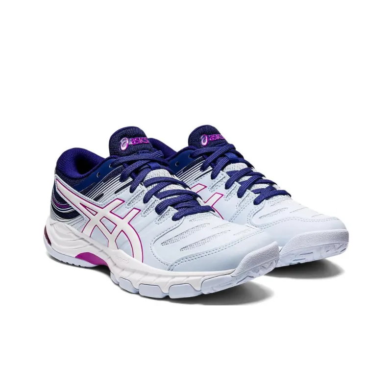 Asics Gel Beyond 6 Anti Slip Wear Resistant Low Top Volleyball Shoes Women's Blue White-2