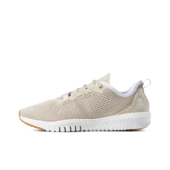 Reebok Flexagon Les Mills Wear resistant Non Slip Low Tops Training Shoe Beige Women's