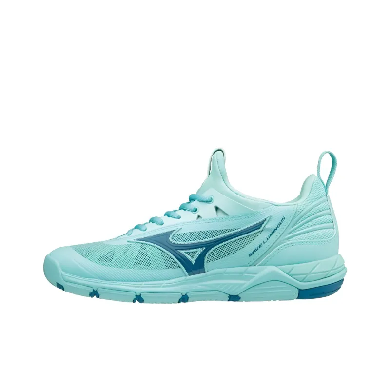 Mizuno Wave Luminous Low Tops Wear resistant Volleyball Shoes Blue-0