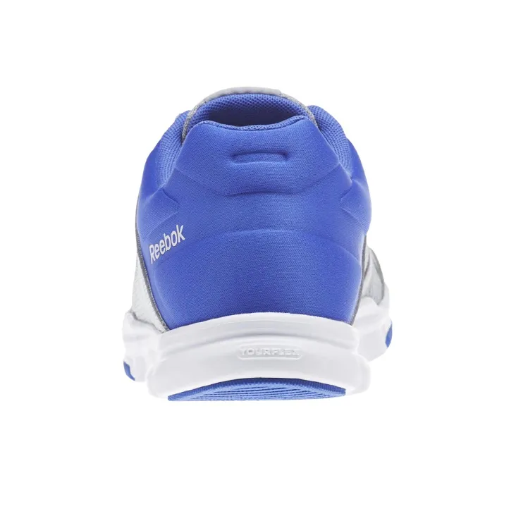 Reebok Yourflex Train 10 MT Anti-Slip Wear-Resistant Low-Top Training Shoes Gray Blue-3