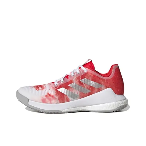 Marvel X Adidas Crazyflight Training Shoes Women's Low-Top Red/White