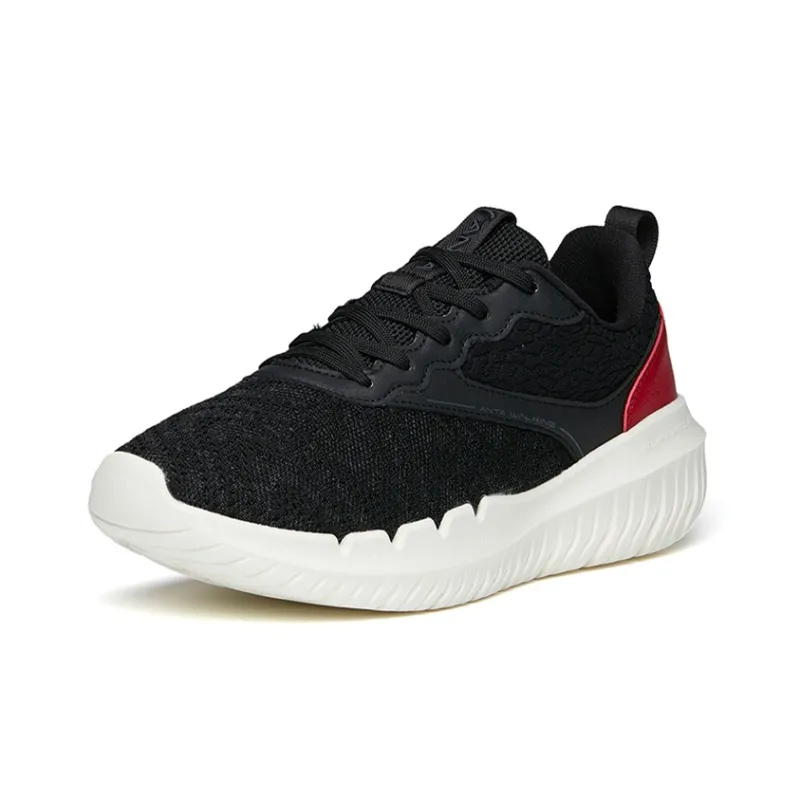 ANTA Training Shoes Men Low Top Black/Red-1
