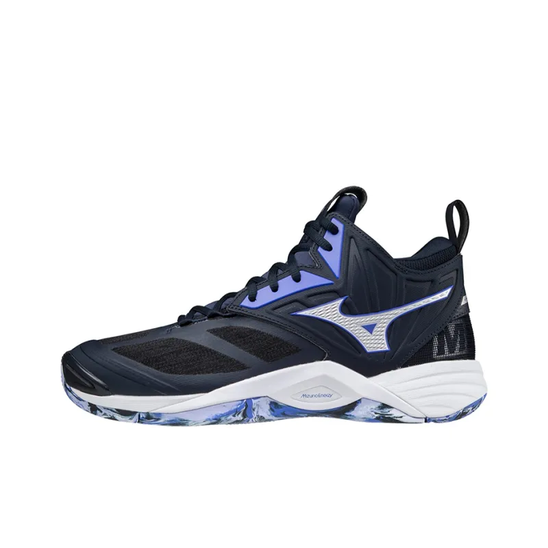 Mizuno Momentum Training Shoes Unisex Mid-Top Black/Purple/Blue-0
