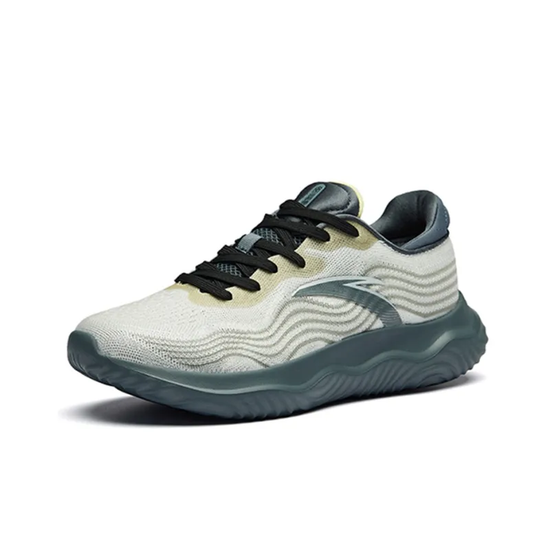 ANTA Quick Drying Collection Training Shoes Men Low Top Ivory White/Toffee Yellow/Gray-2