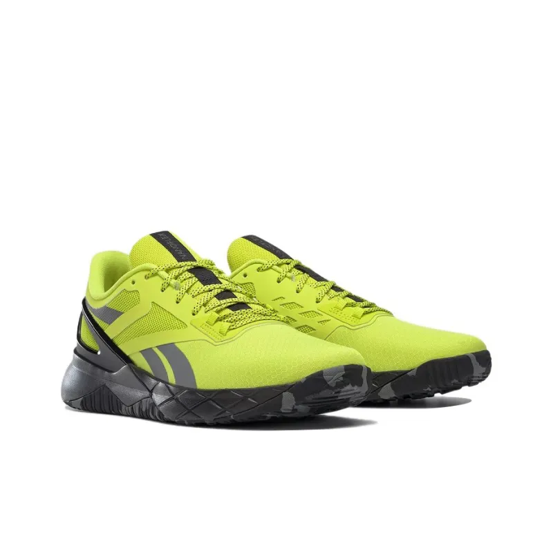 Reebok Nanofle TR Cushioning Anti-Slip And Wear-Resistant Low-Top Training Shoes Black Yellow-2