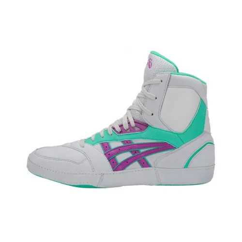 Asics International Lyte Wear-Resistant High-Top Training Shoes Men's Gray Purple