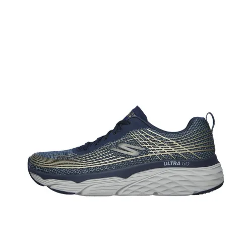 Skechers Max Cushioning Training Shoes Men Low-Top Navy