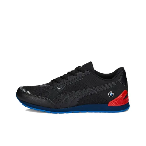 PUMA BMW M Motorsport Track Racer Motorsport Low-Top Training Shoes Men's Black Blue Red
