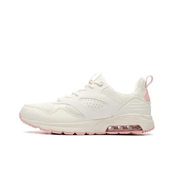 Anta Variety Training Collection Anti Slip And Wear Resistant Lightweight Low Top Running Shoes Women's White Pink