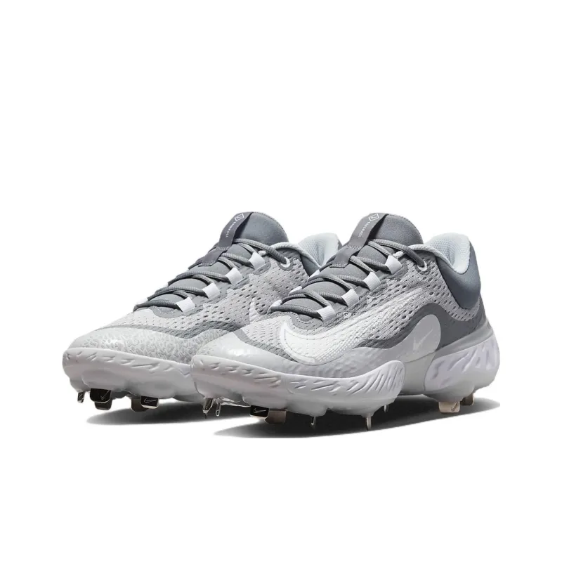 Nike Alpha Huarache Elite 4 Low 'Wolf Grey White'-2