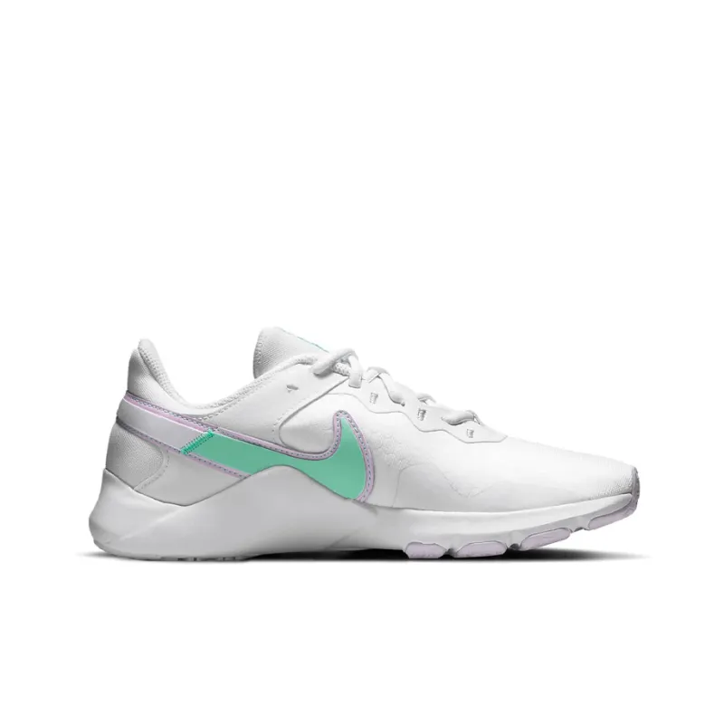 Nike Legend Essential 2 White Green Glow Women's-1