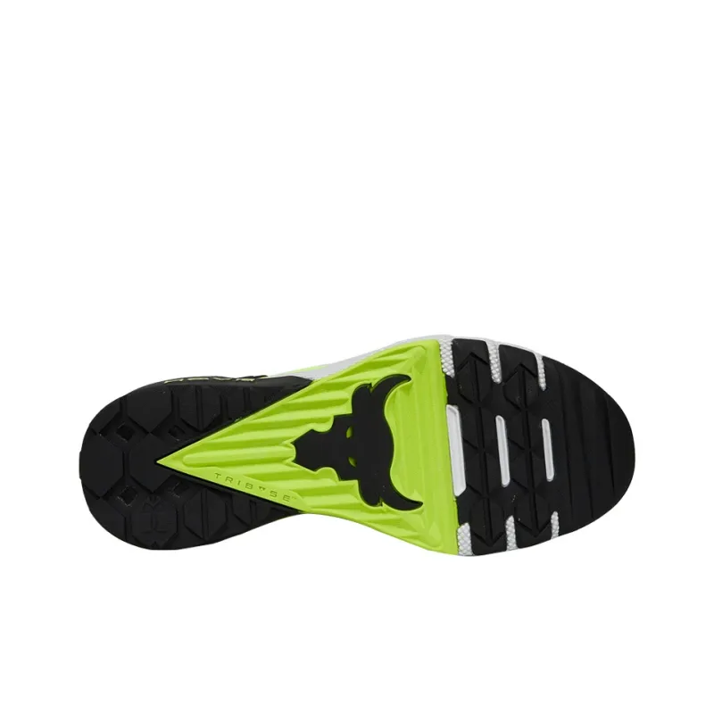 Under Armour Project Rock 3 High Vis Yellow Black-4