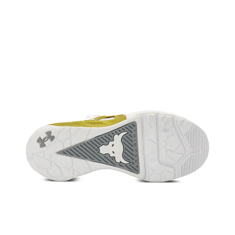 Under Armour Project Rock 4 'White Metallic Gold' Women's-3