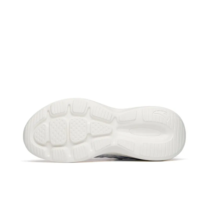 ANTA Training Shoes Women's Low Top Ivory White/Willow Purple-4