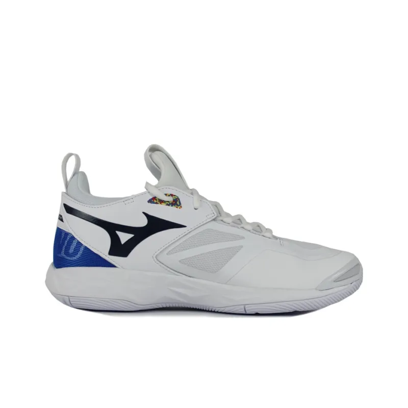 Mizuno Wave Momentum 2 'White Black Blue'-1