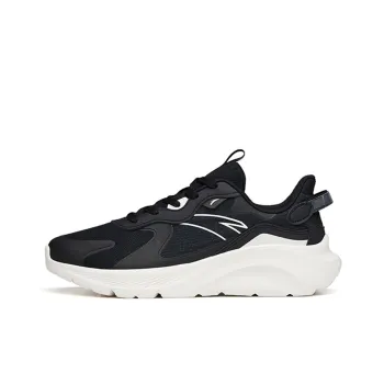 Anta Anti Slip And Wear Resistant Breathable Low Top Training Shoes Men's Black White