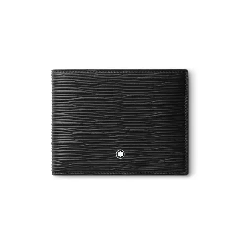 MONTBLANC Cow Leather Wallet Men's Black