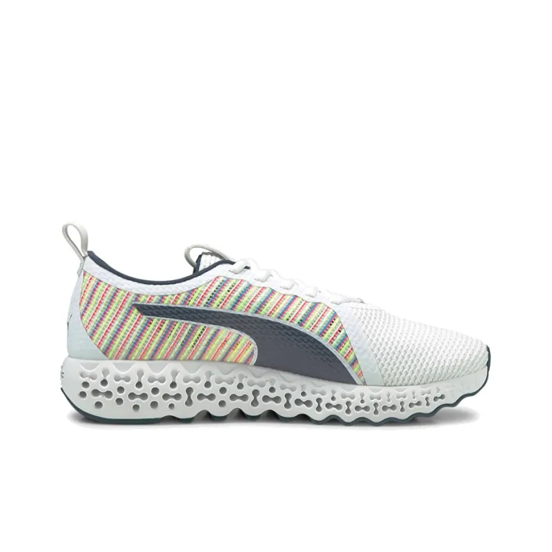 PUMA Calibrate Runner SP Low-Top Training Shoes Men's White Gray Multicolor-1