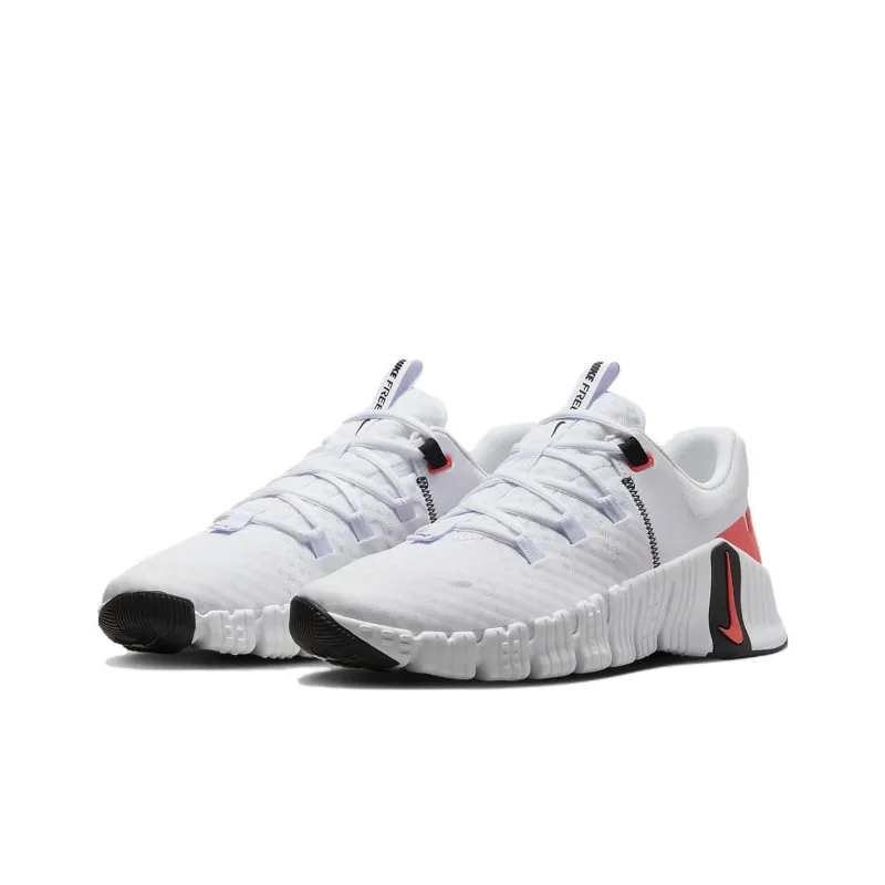 Nike Free Metcon 5 White Bright Crimson-2