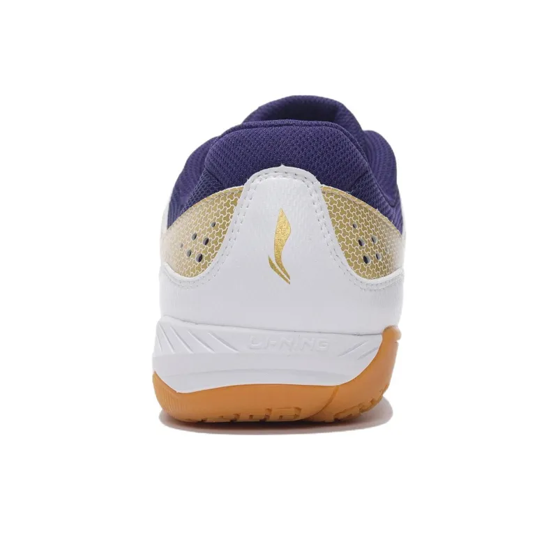 LiNing Slip-Resistant Low-Top Training Shoes Men's White-5
