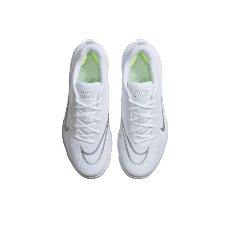 Nike Alpha Huarache 8 Pro Tf 'White Metallic Silver'-3