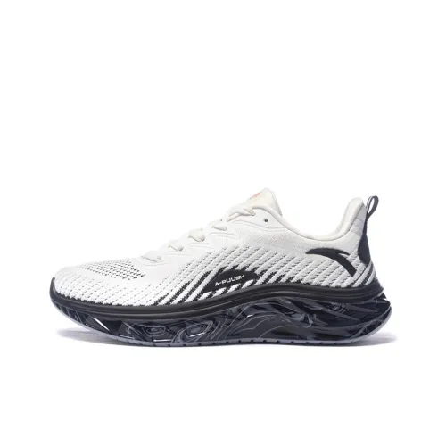 ANTA Training Shoes Men Low-Top Ivory White/Black