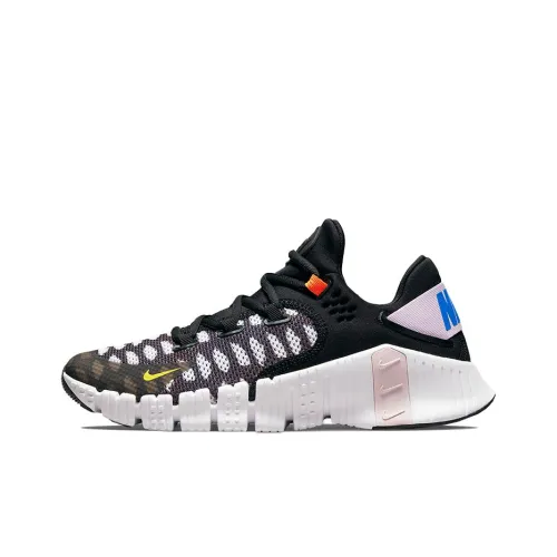 Nike Free Metcon Training Shoes Men Low-Top Black/White/Pink