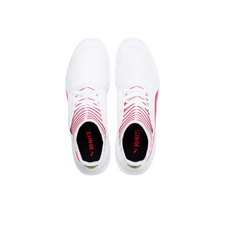 PUMA Ferrari Evo Cat Mace Low Top Running Shoes White/Red-2