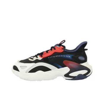 Erke Bounce Low Top Training Shoes Men's Black Red