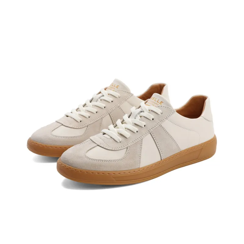 BELLE Stylish Skateboarding Shoes Men's White-2