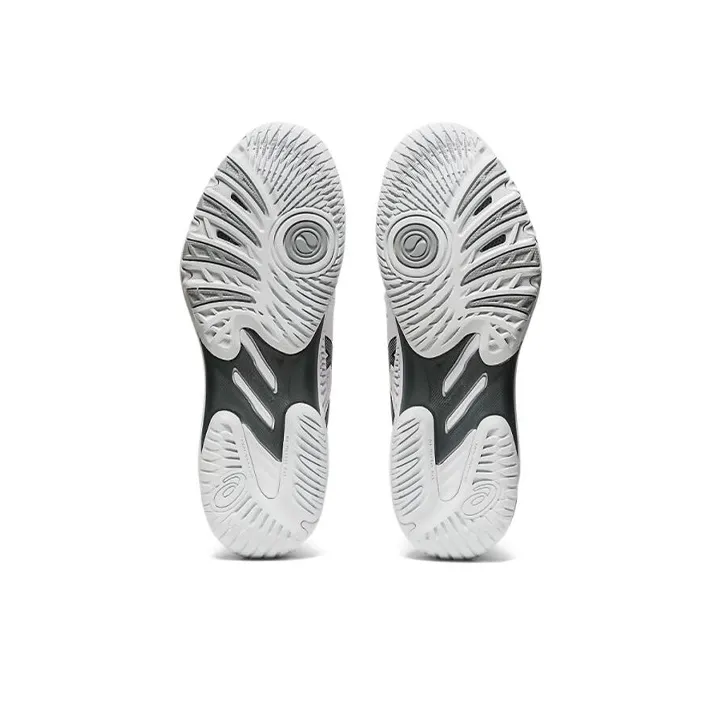 Asics Gel-Netburner Ballistic MT Ballistic FF MT 2 Anti-Slip Wear-Resistant Mid-Top Training Shoes Women's White Gray-5