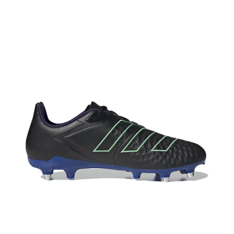 Adidas MALICE ELITE BOOTS SG Training Shoes Men Low-Top Black/Blue/Green-1