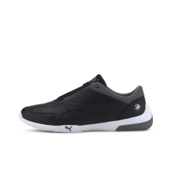 PUMA Bmw Mms Kart Cat III Nm Cushioned Wear-Resistant Lightweight Low-Top Training Shoes Men's Black Gray White