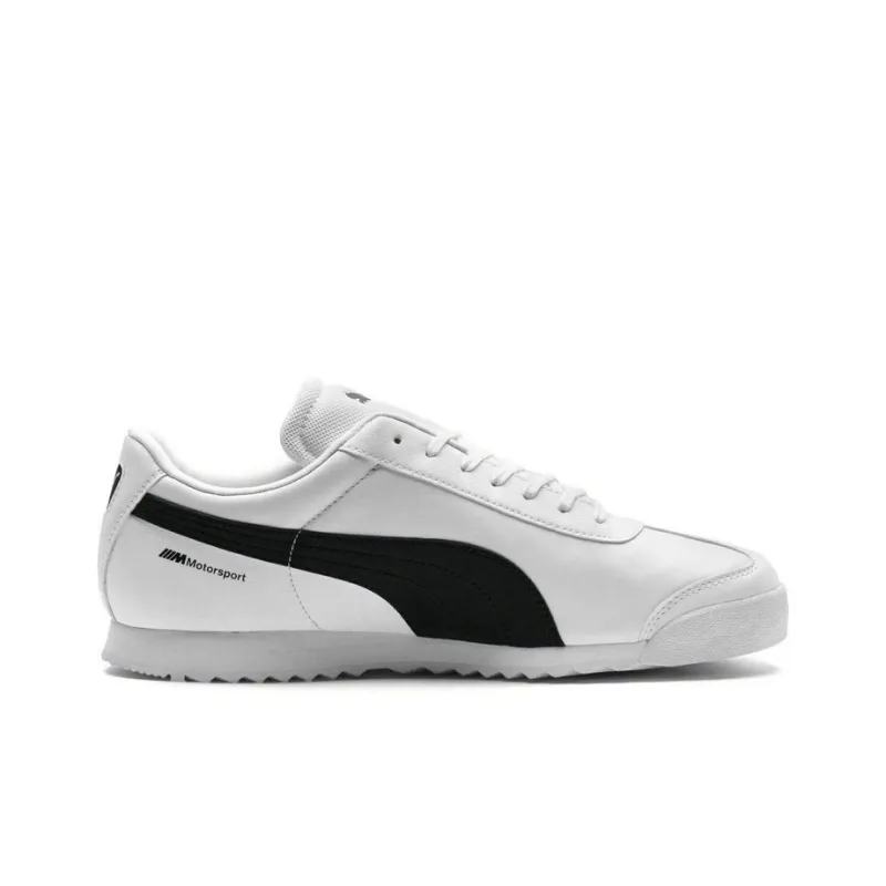 BMW x PUMA BMW M Series Roma Anti-Slip Wear-Resistant Low-Top Training Shoes Men's White-1