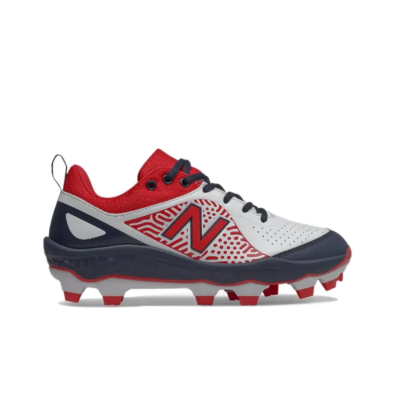 New Balance NB Fresh Foam Training Shoes Women's Low-Top White/Red/Dark Blue-1