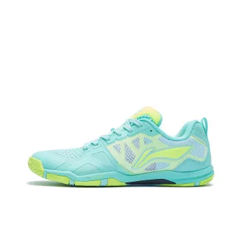 LiNing Cushioning Anti Slip And Wear Resistant Low Top Table Tennis Shoes Unisex Neon Bright Green