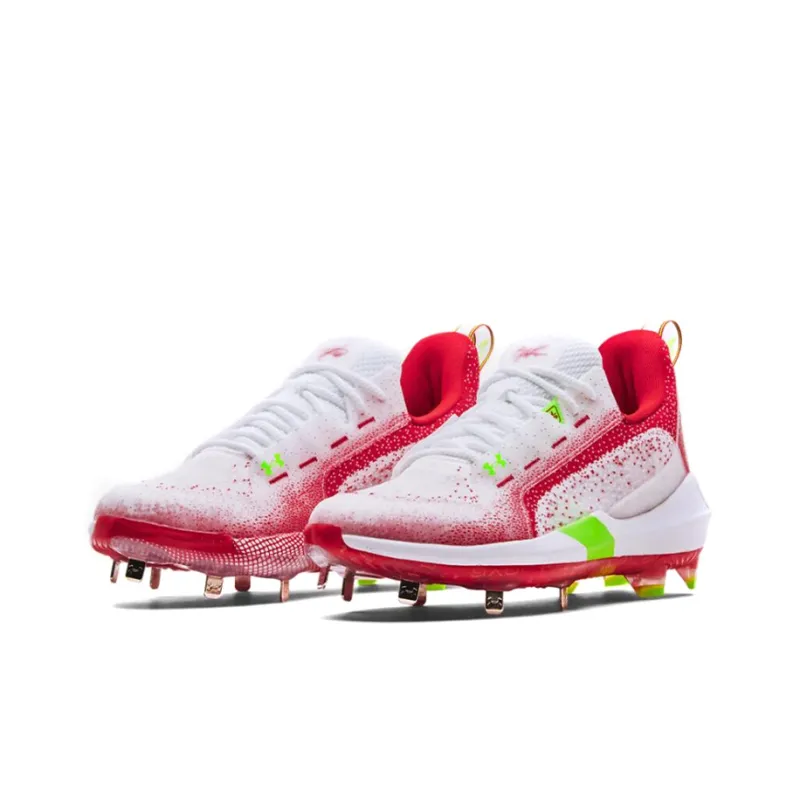 Under Armour Harper Training Shoes Men Low Top White/Red-2