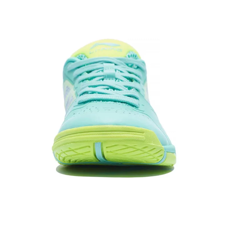 LiNing Cushioning Anti-Slip And Wear-Resistant Low-Top Table Tennis Shoes Unisex Neon Bright Green-4